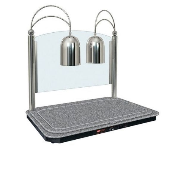 Hatco DCSB400-3624-2-GGBN Glo-Ray Decorative Glo Ray Carving Station - Dual Overhead Lights Mattys