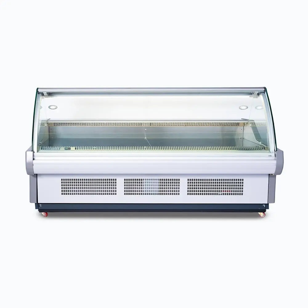 Bromic DD2500CG-NR - Curved Glass Deli Display 2580mm Mattys