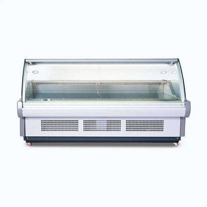 Bromic DD2500CG-NR - Curved Glass Deli Display 2580mm Mattys