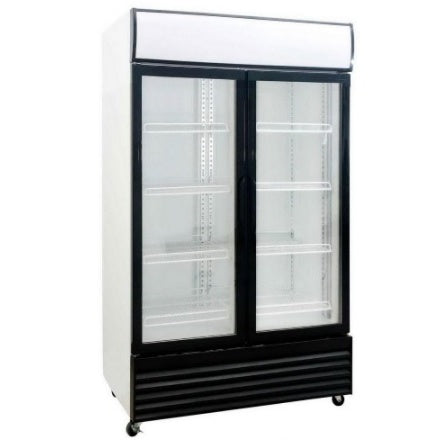 Saltas DFS1000 Double Glass Door Fridge Mattys