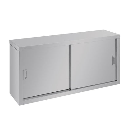 Vogue Stainless Steel Wall Cupboard 1200mm DL450 Mattys