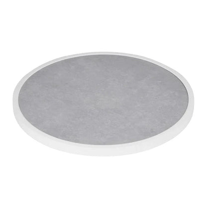Bolero Fibre Glass Round Table Top Grey Stone Effect 580mm DL485 Mattys