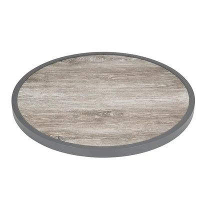 Bolero Fibre Glass Round Table Top Wood Effect 580mm DL486 Mattys