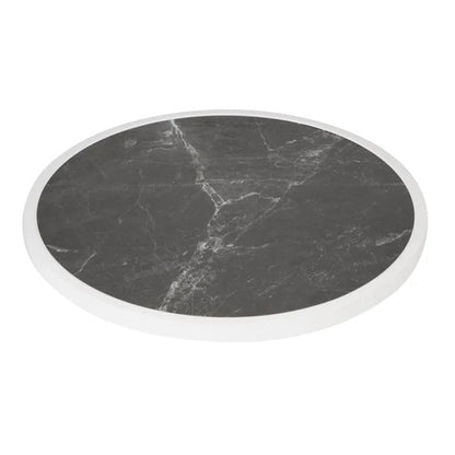 Bolero Fibre Glass Round Table Top Dark Granite Effect 580mm DL487 Mattys