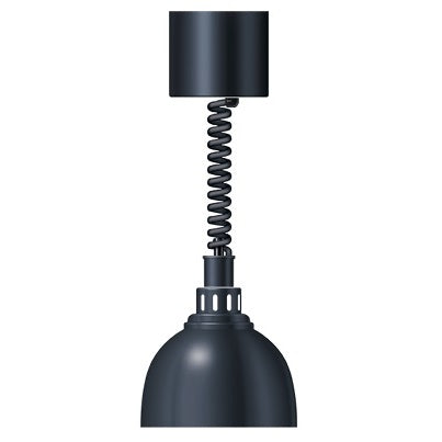 Hatco | DL-750-RL/BoldBlack | Bold Black Decorative Heat Lamp With Retractable Cord Mattys