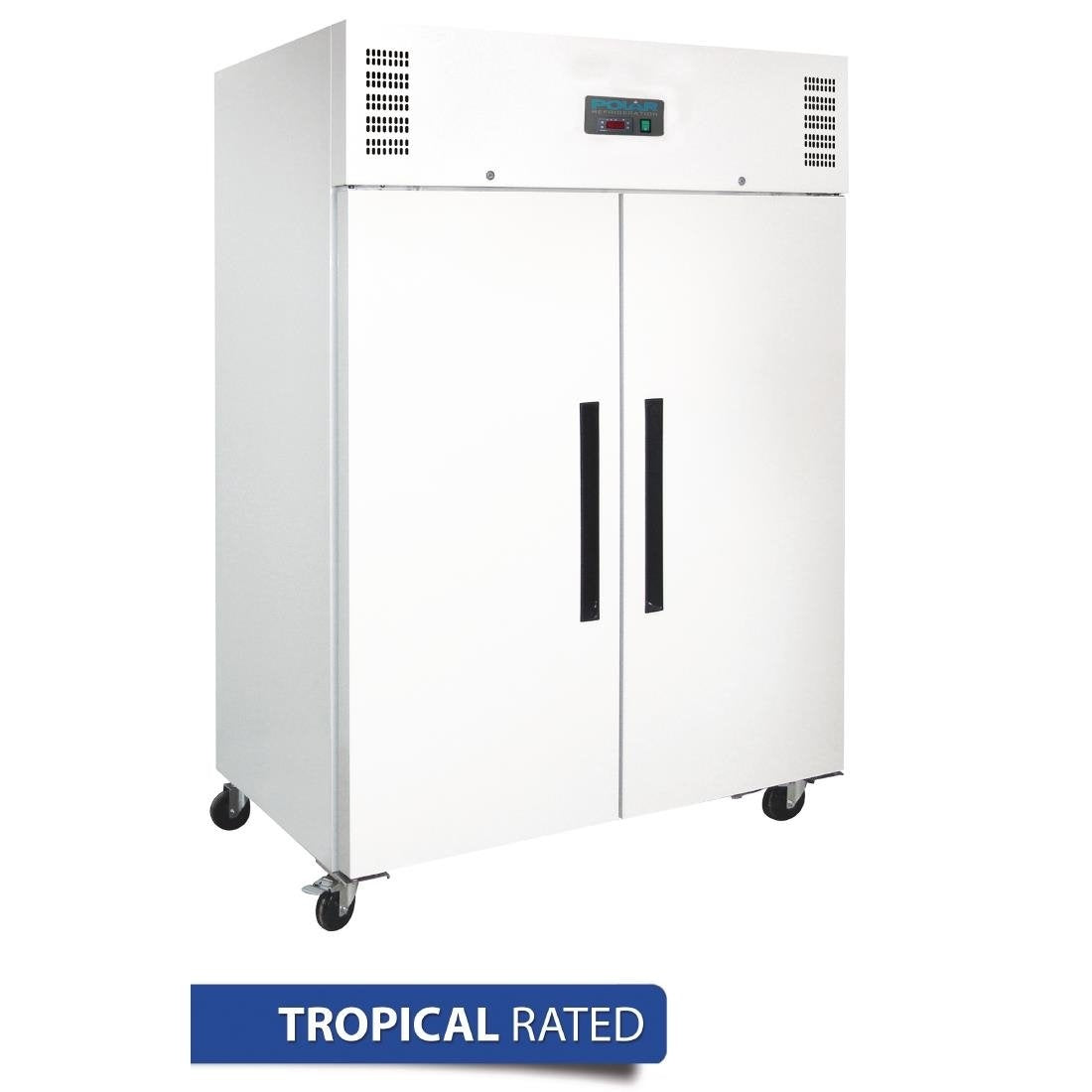 Polar G-Series 2 Door Upright Freezer White 1200Ltr - DL897-A Mattys