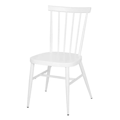 Bolero Windsor Aluminium White Chairs White (Pack of 4) DP718 Mattys