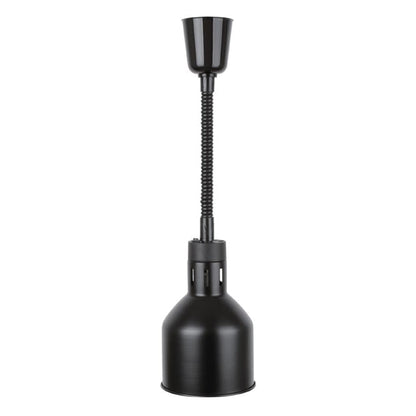 Benchtop Apuro Retractable Heat Lamp Matte Black Finish - DR759-A Apuro
