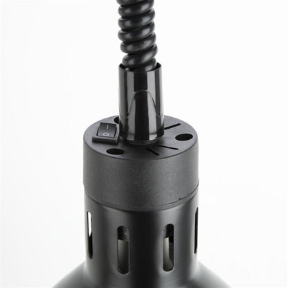 Benchtop Apuro Retractable Heat Lamp Matte Black Finish - DR759-A Apuro