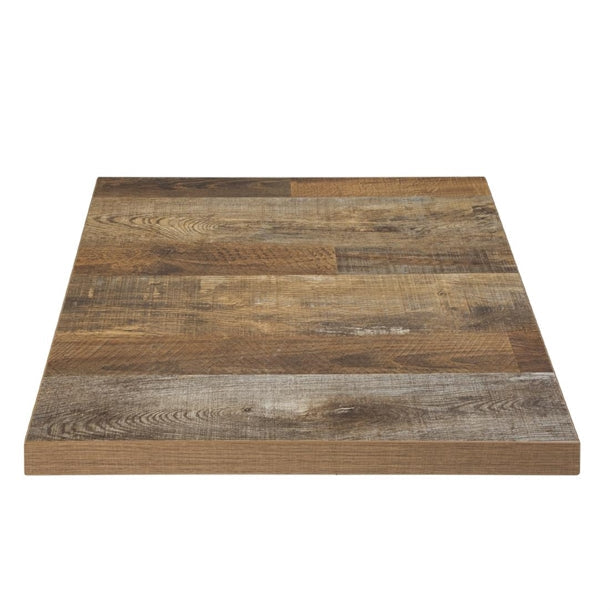 Benchtop Bolero Pre-Drilled Square Table Urban Dark 700mm - DR823 Bolero