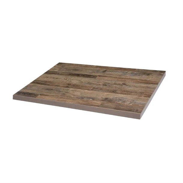 Bolero Pre-drilled Rectangular Table Top Urban Dark 1100x700mm DT440 Mattys