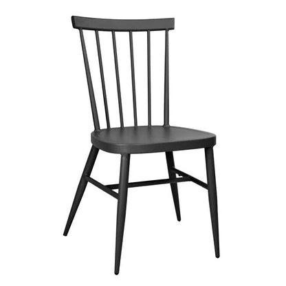 Bolero Windsor Aluminium Black Chairs (Pack of 4) DX686 Mattys