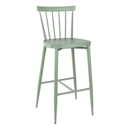 Bolero Windsor Aluminium Green High Stools (Pack of 2) DX689 Mattys