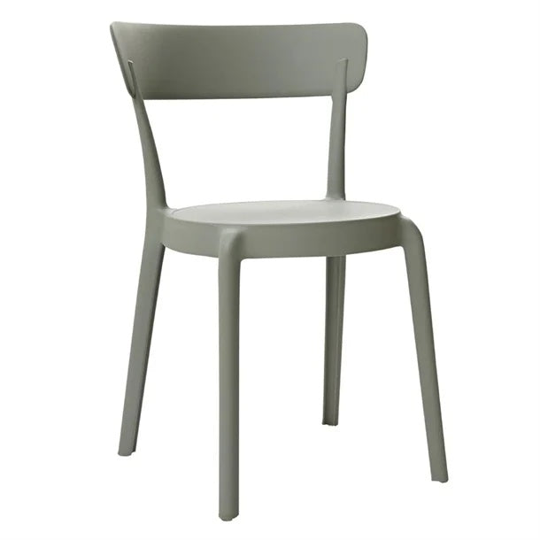 Bolero Mila Café Chairs Moss Grey (Pack of 2) DX974 Mattys