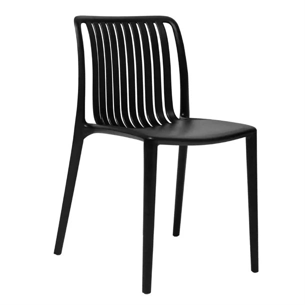Bolero Verona Café Chairs Black (Pack of 2) DX976 Mattys