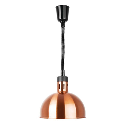 Benchtop Apuro Retractable Dome Heat Shade Copper Finish - DY460-A Apuro