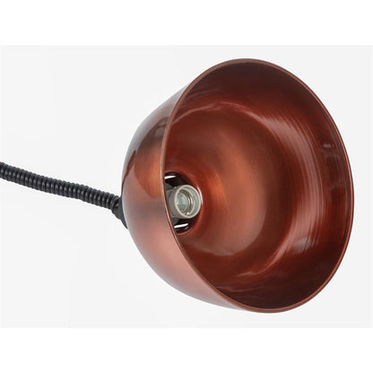 Benchtop Apuro Retractable Dome Heat Shade Copper Finish - DY460-A Apuro