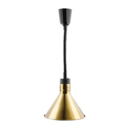 Benchtop Apuro Conical Retractable Heat Shade Pale Gold Finish - DY465-A Mattys