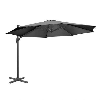 Bolero Venice Heavy Duty Parasol Black 3.5m DZ872 Mattys