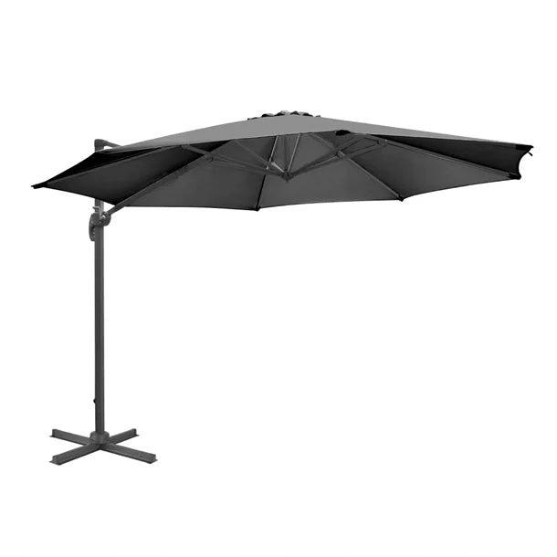 Bolero Venice Heavy Duty Parasol Black 3.5m DZ872 Mattys