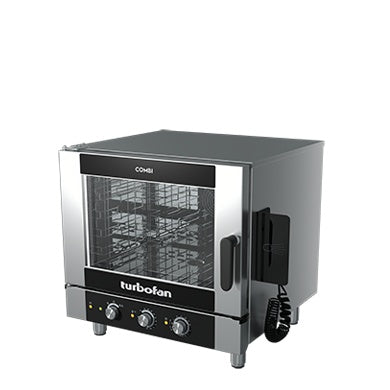 Turbofan Full Size 5 Tray Manual Electric Combi Oven EC40M5