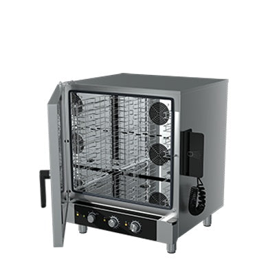 Turbofan Full Size 7 Tray Manual Electric Combi Oven EC40M7