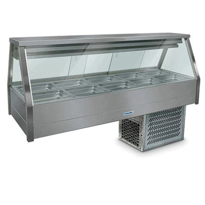 Roband Straight Glass Refrigerated Display Bar 10 pans Mattys