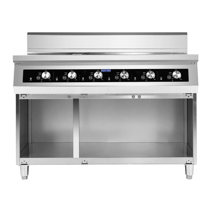 ElectMax 900 Series Induction 6 Burner Cooker with Splashback EIC9-1200P Electmax