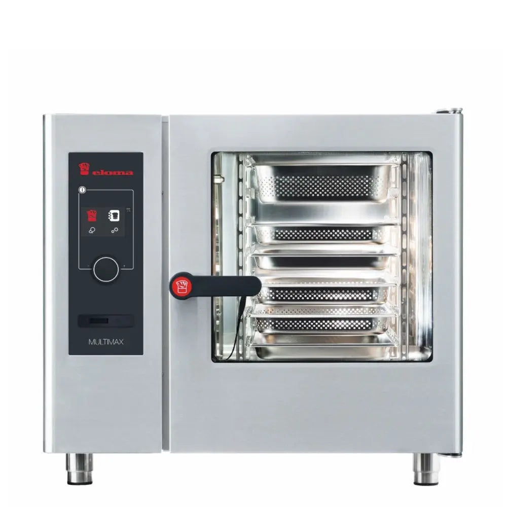 Eloma EL6106001-2A 6 X 1/1GN GAS COMBI OVEN WITH ELECTRONIC CONTROLS, HEAT RECOVERY AND RIGHT HAND HINGED DOOR Mattys