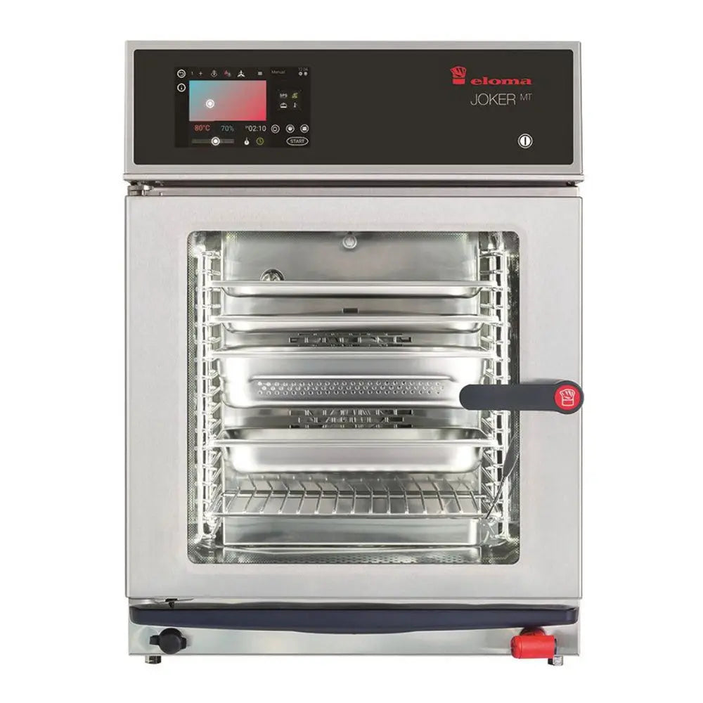 Eloma EL6213011-2X 6 X 2/3GN COMPACT ELECTRIC COMBI OVEN WITH MULTITOUCH CONTROLS AND LEFT HAND HINGED DOOR Mattys