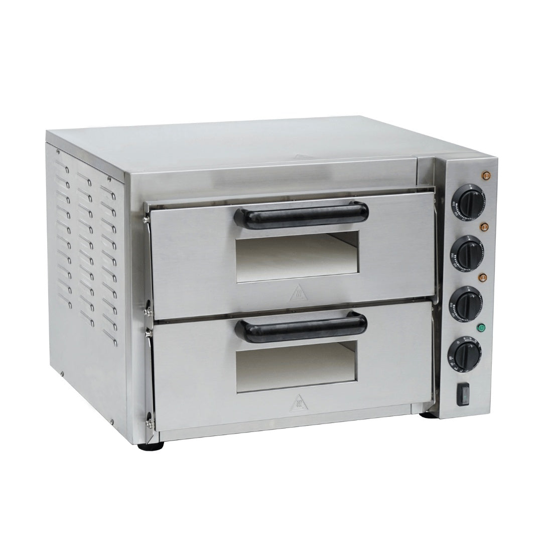 BakerMax Compact Countertop Double Deck Electric Pizza Oven EP-2T/15 Baker Max