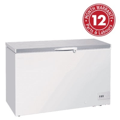 EXQUISITE ESS550H 550 Litre Stainless Steel Top Check Freezer Mattys