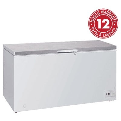 EXQUISITE ESS650H 650 Litre Stainless Steel Top Chest Freezer Mattys