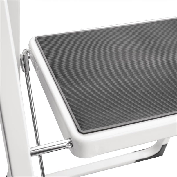 Stainless Steel & Shelving Vogue Folding Step Stool 2 Tread - F018 Vogue