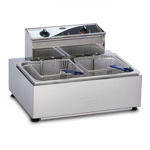 Bench Top Fryers ROBAND Single Pan/Double Basket Fryer - F111 Mattys