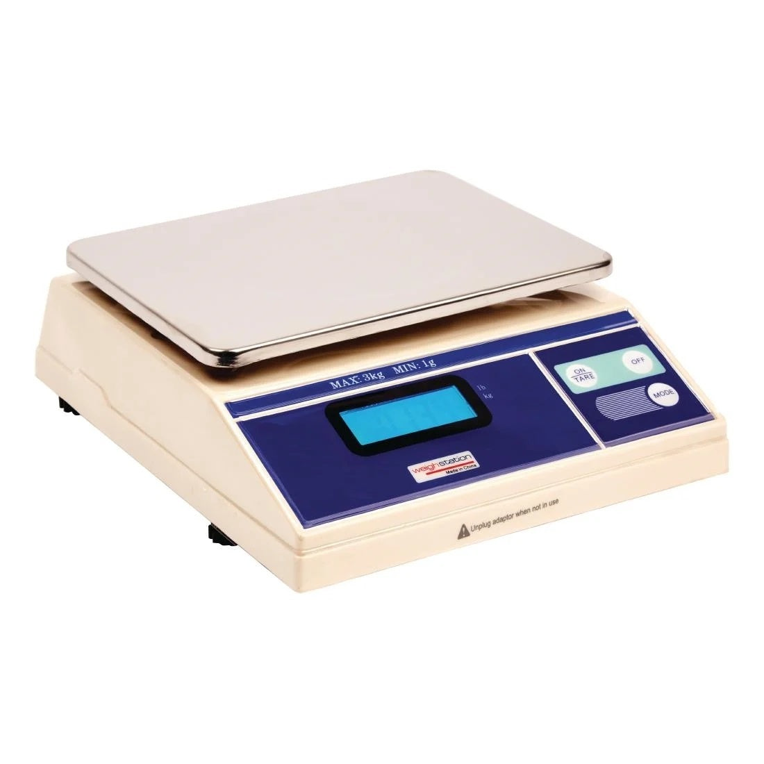 EDLP - Vogue Digital Platform Scale (Not Gov Stamped) 3kg Grad. 1g kg/lbs F177-A Mattys