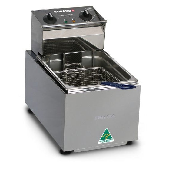 Bench Top Fryers Roband Benchtop Single Pan Fryer 8L - F18 Mattys
