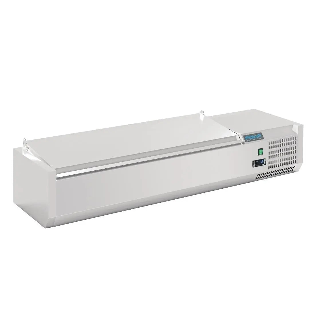 Polar G-Series Countertop Prep Fridge with Lid 5x 1/4GN with Hard Stainless Lid FA854-A Mattys