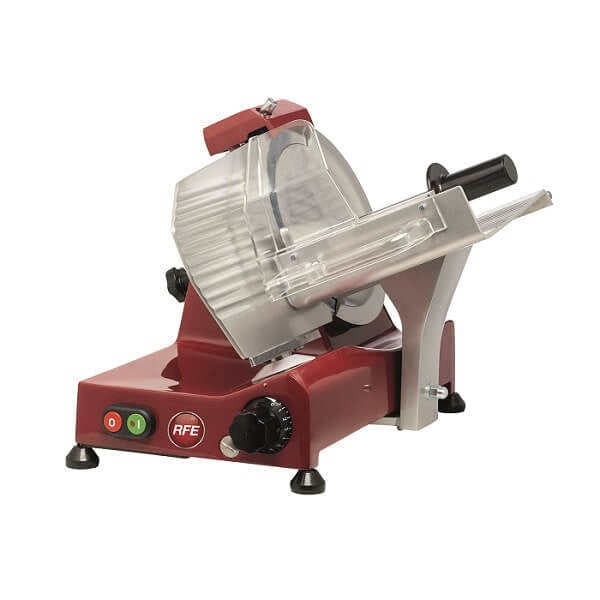 RFE Heavy Duty Belt Driven Slicer, Silver and Red FAF300i Mattys