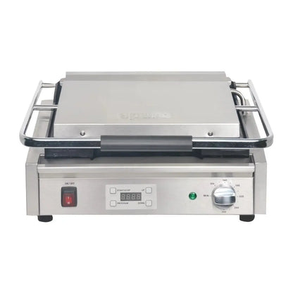 Apuro Large Contact Grill Flat Plates Plates with Timer FC381-A Mattys