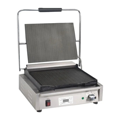 Apuro Large Contact Grill Flat Plates Plates with Timer FC381-A Mattys