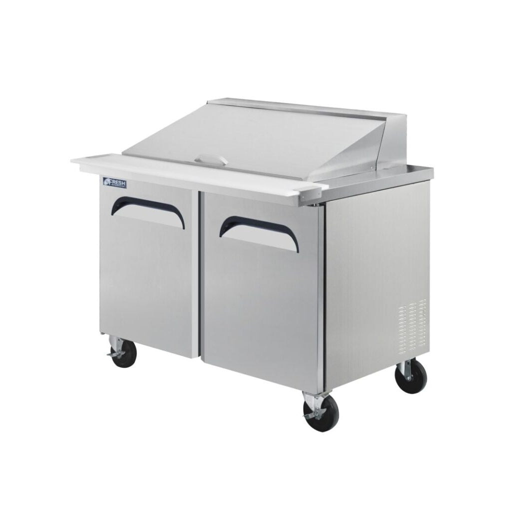 FRESH MEGATOP SANDWICH PREP FRIDGE 2 DOORS - FMU-36 Mattys