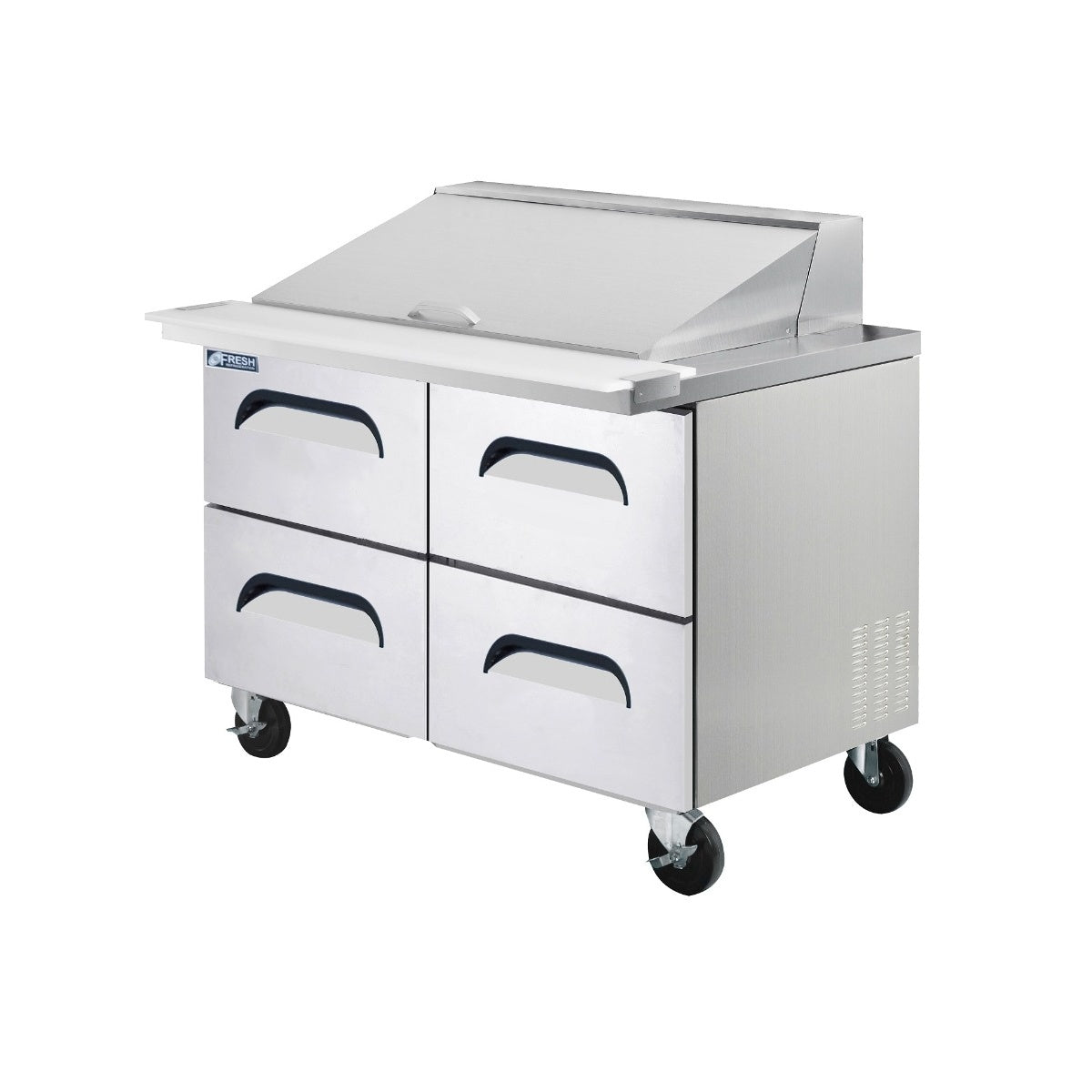 Fresh Megatop Food Prep Table 4 Drawer 923mm Wide 252L - FMU-36-D4 Mattys