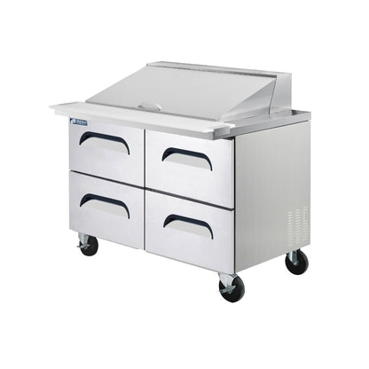 Fresh Megatop Food Prep Table 4 Drawer 923mm Wide 252L - FMU-36-D4 Mattys