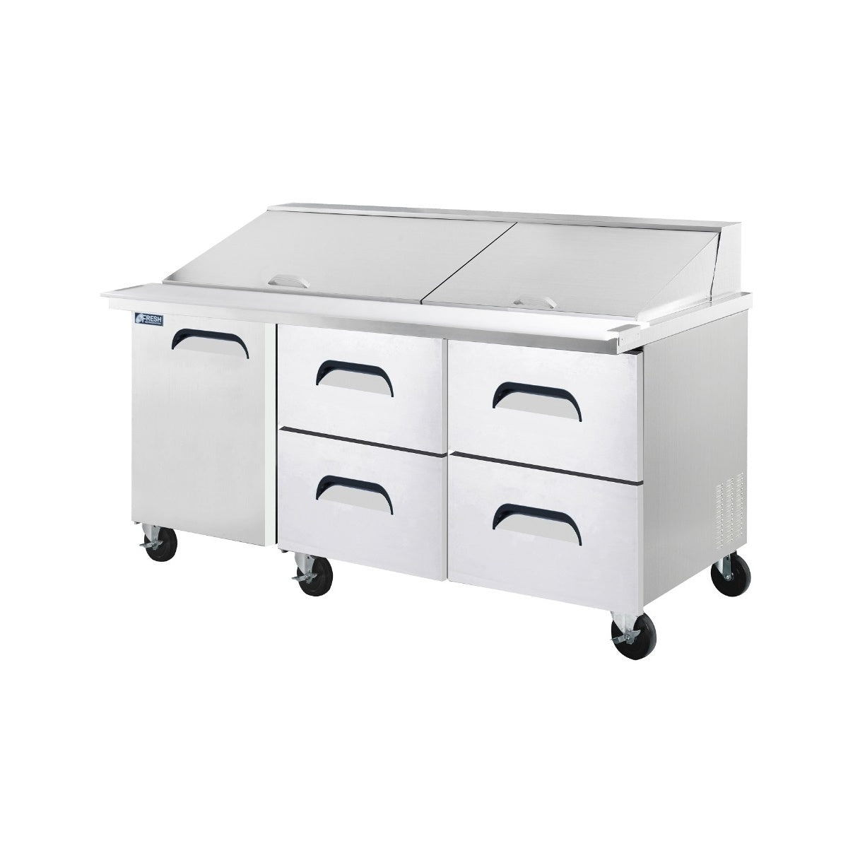 Fresh FMU-72-D2  ‚Äì Megatop Food Prep Table 2 Drawer 1839mm Wide 531L Mattys