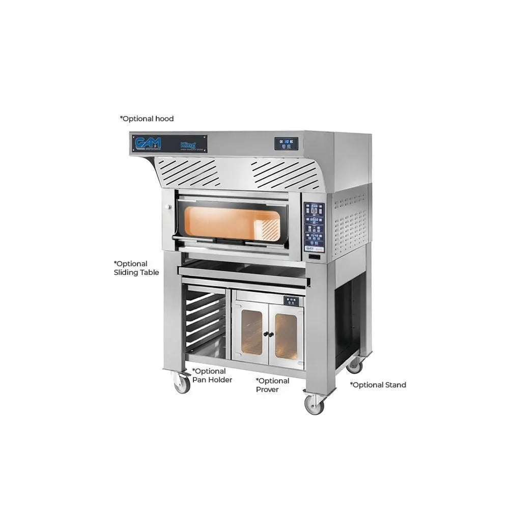 GAM Azzurro Bakery 2 -1 Single Deck Bakery Oven - 2 Tray (400 X 600) Capacity Mattys