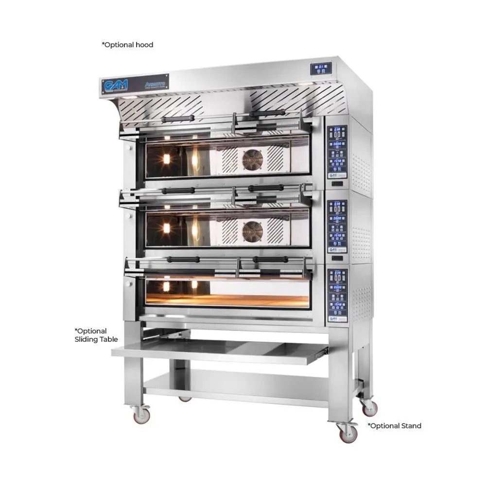 GAM Azzurro Bakery 3 - 2 Double Deck Bakery Oven 3 + 3 Tray (400 X 600) Capacity - FORABAK3TR400-3 Mattys