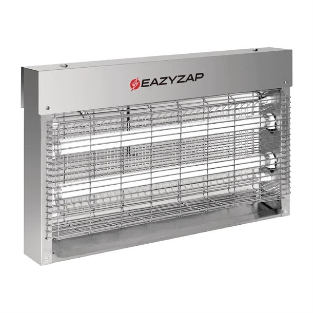 Eazyzap Brushed Stainless Steel bug zappers - 20W FP985-A Mattys