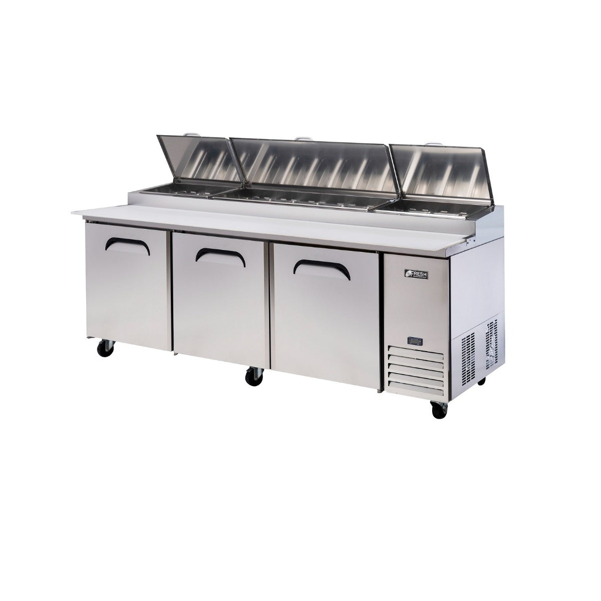 Fresh FPT-93  – Pizza Prep Table Three Door 2370mm Wide Mattys
