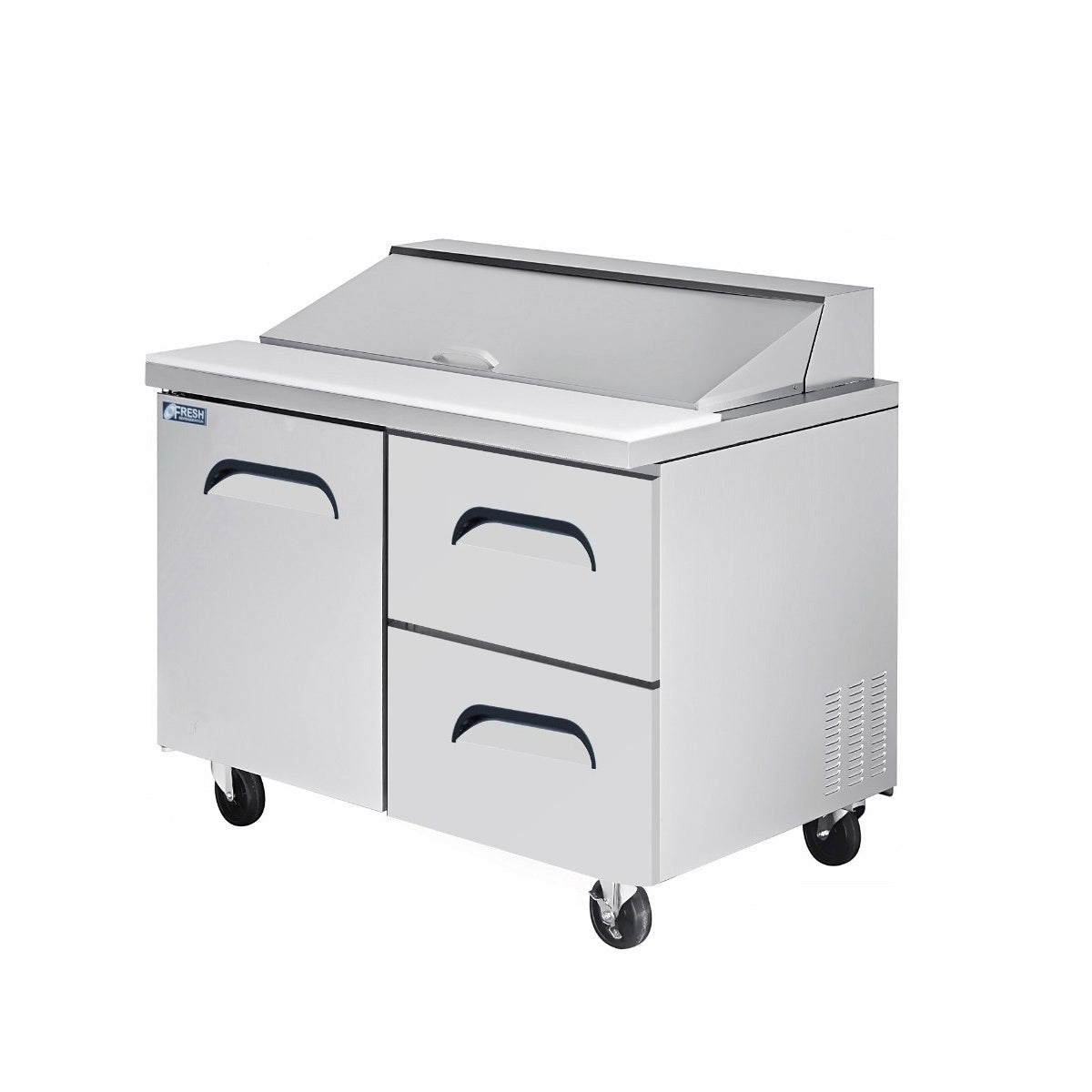 Fresh FSU-48-D2  – Salad & Sandwich Prep Table 2 Drawer 1227mm Wide 346L Mattys